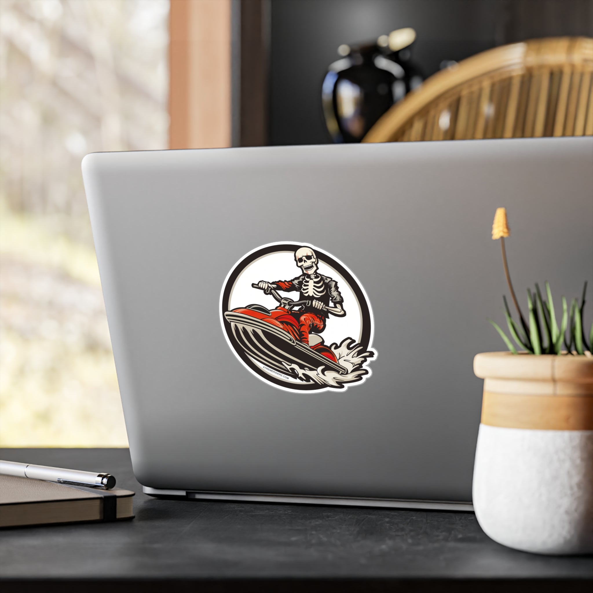 Skeleton on Jet Ski- Xtreme Riderz- Vinyl Decals